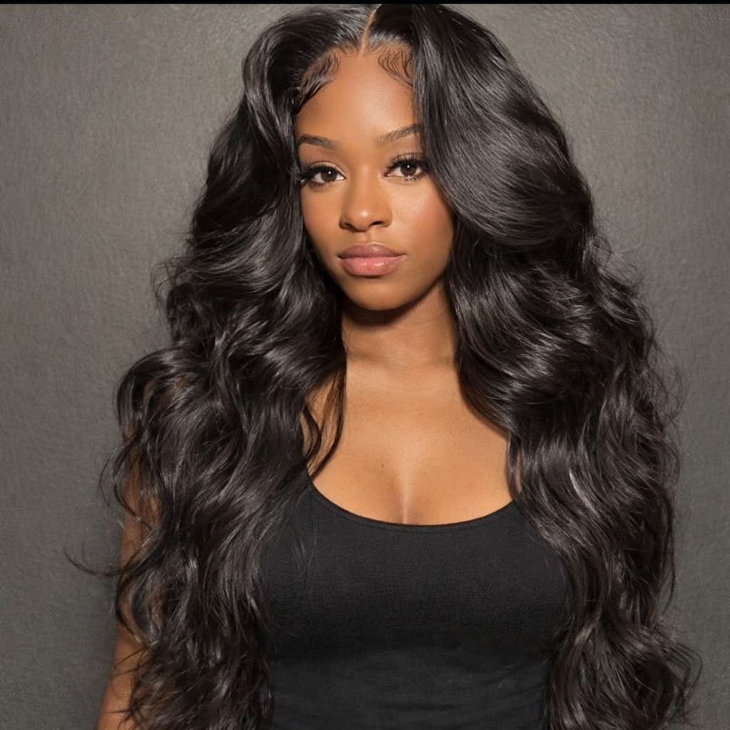 Passionate Crown – Natural Black HD Lace Body Wave (180% Density)