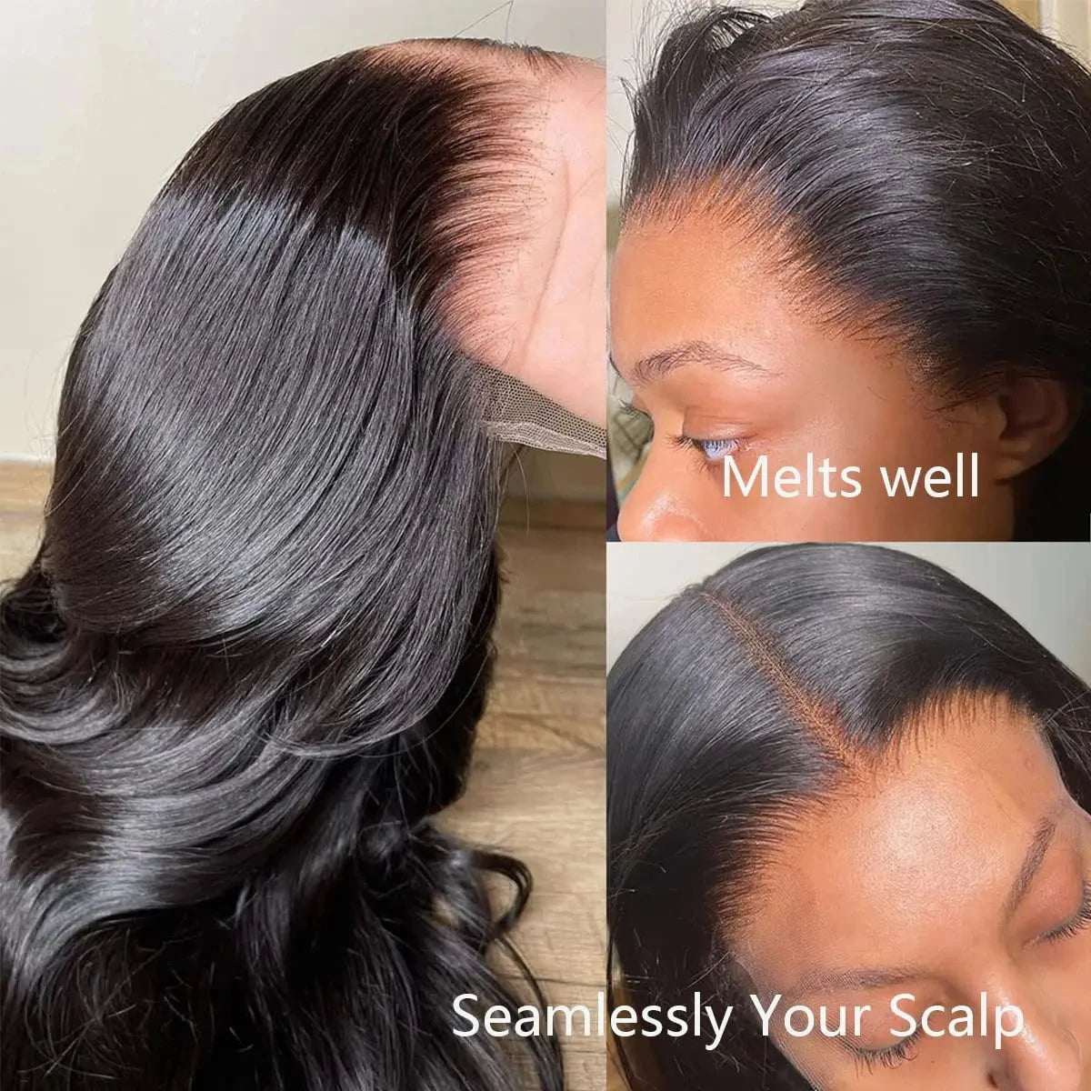 Passionate Crown – Natural Black HD Lace Body Wave (180% Density)